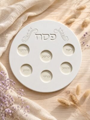 תבנית סיליקון לצלחת פסח קליגרפית