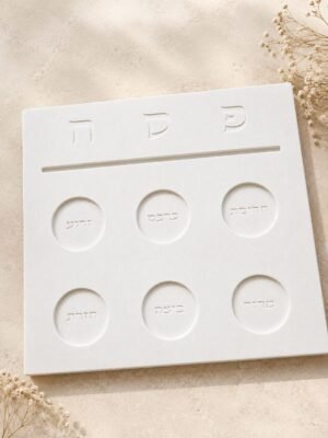 תבנית סיליקון לצלחת ליל הסדר – דגם מלבני